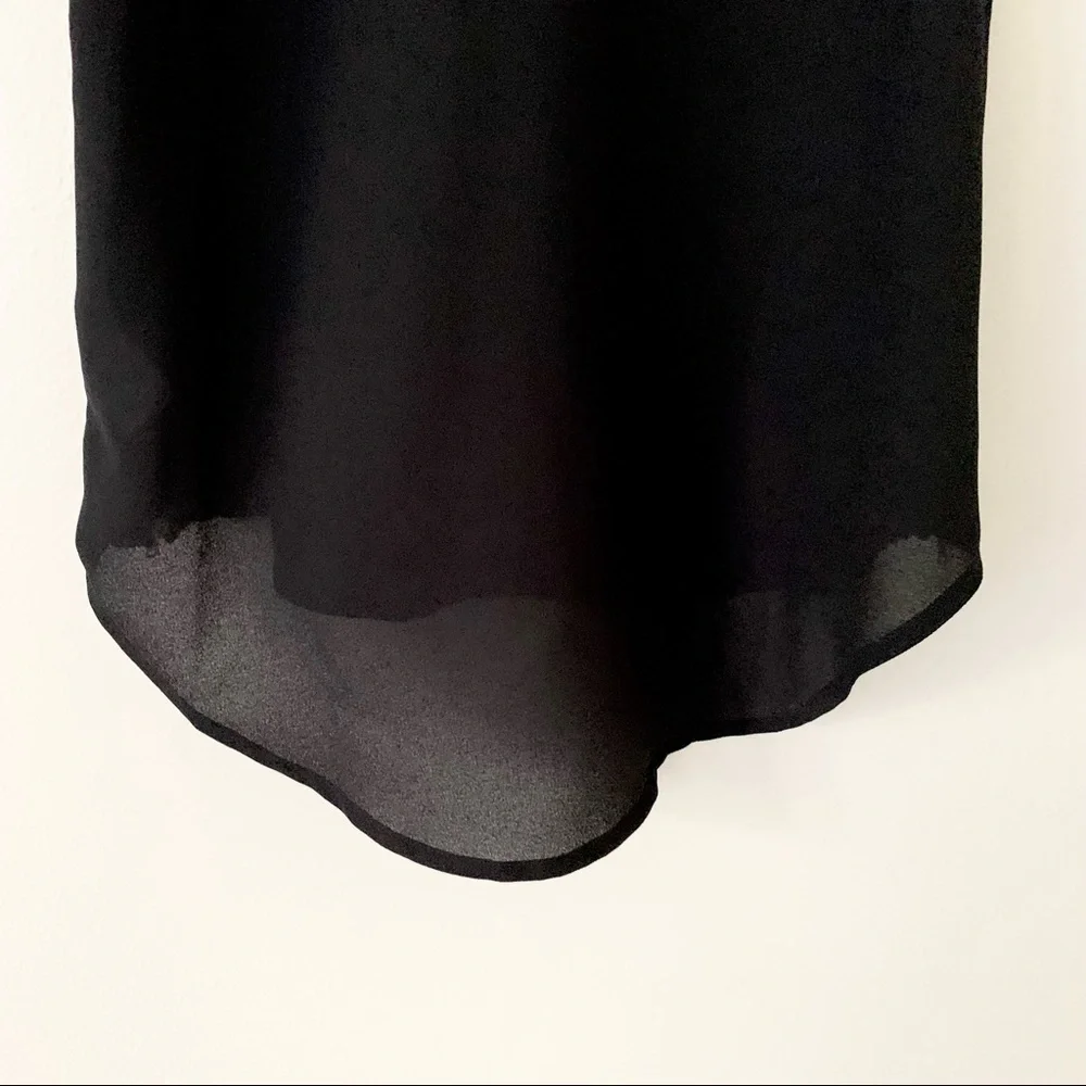 | madison black zipper side sleeveless blouse | - Picture 7 of 10